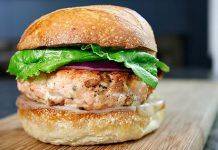 Парад бургеров Salmon Burger - Stone Forest