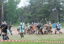 Весенние дружеские маневры ФАЛТ МФТИ 2013 Реконструкторы из города Раменское - Stone Forest