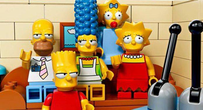 The Simpsons в наборе Lego - Stone Forest