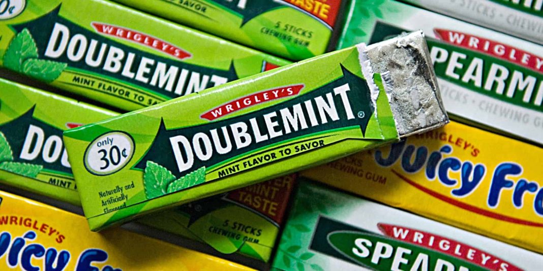 Wrigley doublemint - жевательная резинка, история бренда жвачки и ...