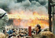 Пожар на футбольном стадионе в Брэдфорде Пожар на стадионе в Брэдфорде - Stone Forest