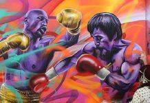 Стрит арт на боксерский манер Граффити о боксе - Stone Forest