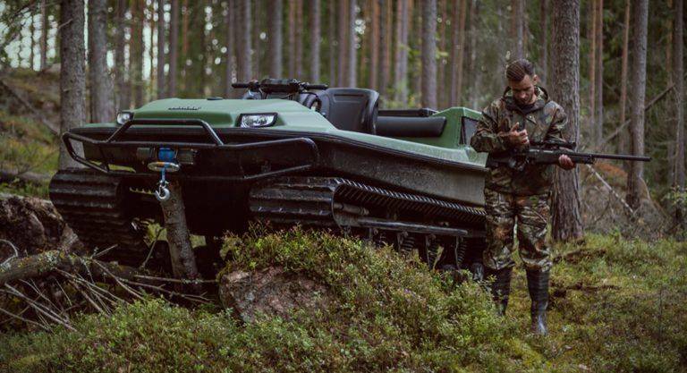 Tinger Track C500 - универсальный вездеход | Гусеничный вездеход Тингер ...