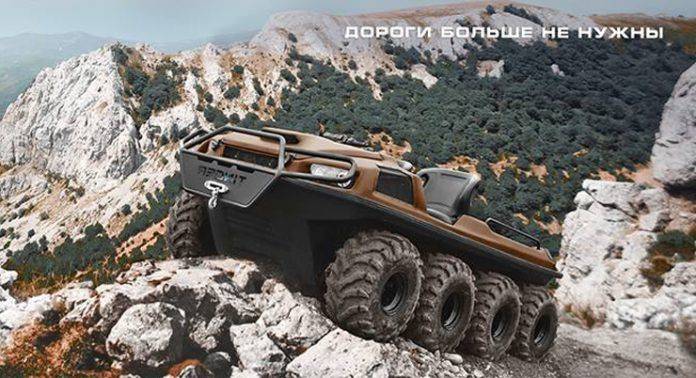 Tinger Track C500 - универсальный вездеход | Гусеничный вездеход Тингер ...