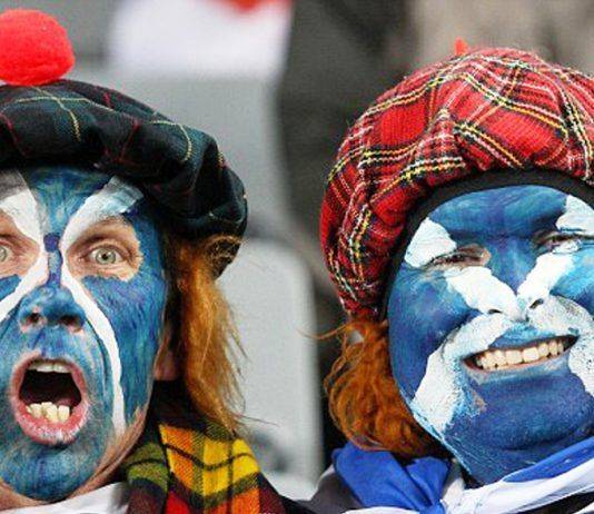 История фанатов Шотландии Футбольные фанаты из Шотландии - Stone Forest