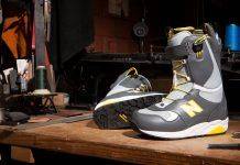 Необычное сочетание сноубординга, рабочих ботинок и кроссовок Обувь 686 x New Balance - Stone Island