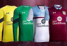 Высокотехнологичная спортивная одежда Under Armour Under Armour Aston Villa Kit - Stone Forest