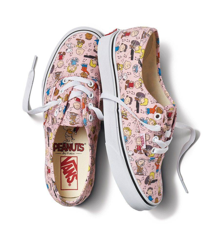 Vans Suela Vans Mujeres 2018 Vans Snoopy Mujer Rosas Zapatillas