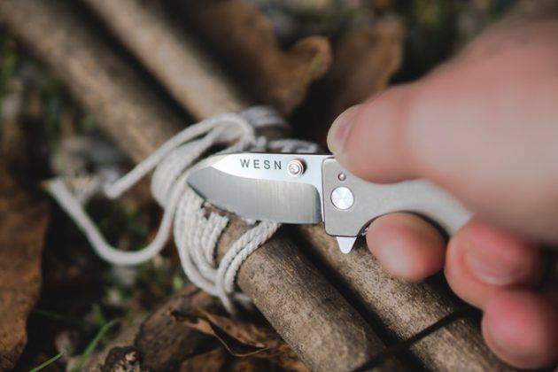 WESN Micro Pocket Knife - Stone Forest