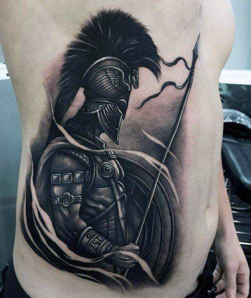 Armor Body Tattoo - Stone Forest