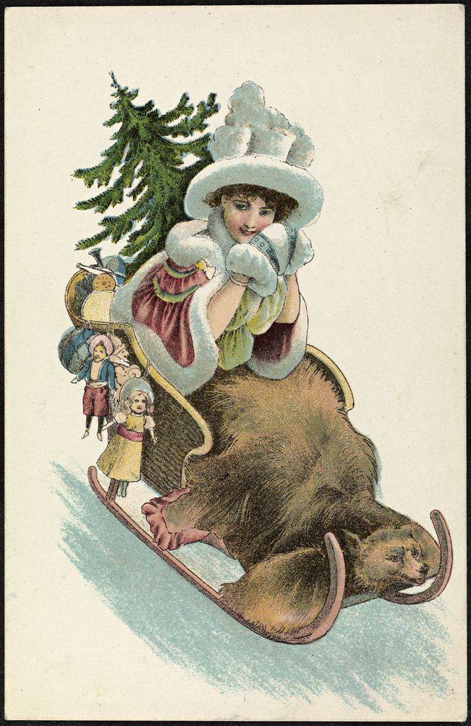Рождественская открытка из Норвегии - Stone Forest