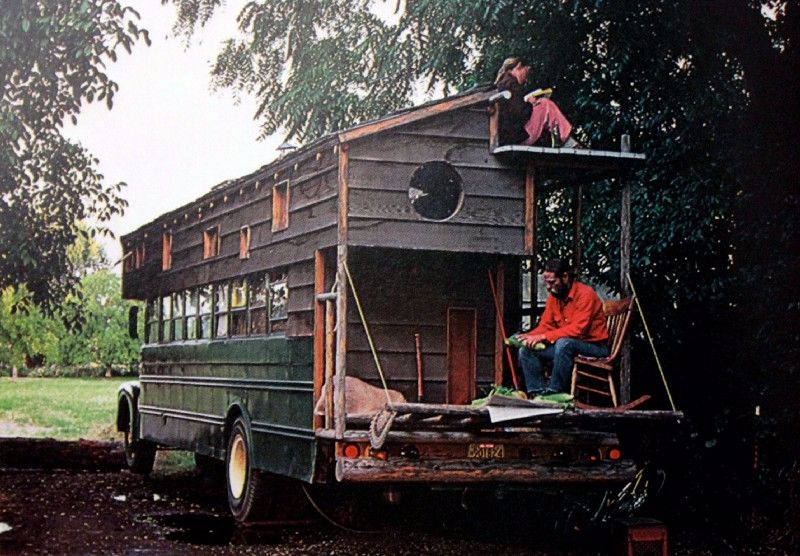 Дома на колесах в эпоху хиппи 1970 - Stone Forest