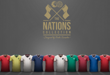 Винтажные футболки для фанатов сборных к ЧМ 2018 года Vintage Football Town - Stone Forest