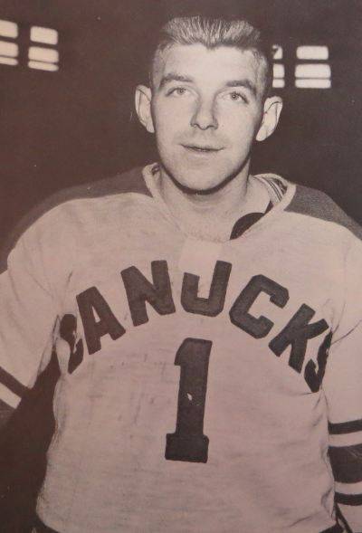 Lorne Gump Worsley in Vancouver Canucks - Stone Forest