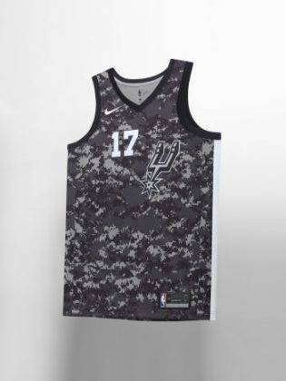 Nike City Edition NBA Spurs - Stone Forest