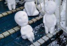 Японские снеговики – полет фантазии и мастерства Японские снеговики - Stone Forest