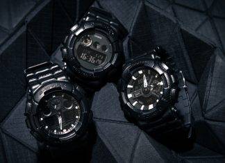 G-SHOCK BLACK LEATHER TEXTURE G-SHOCK BLACK LEATHER TEXTURE - Stone Forest