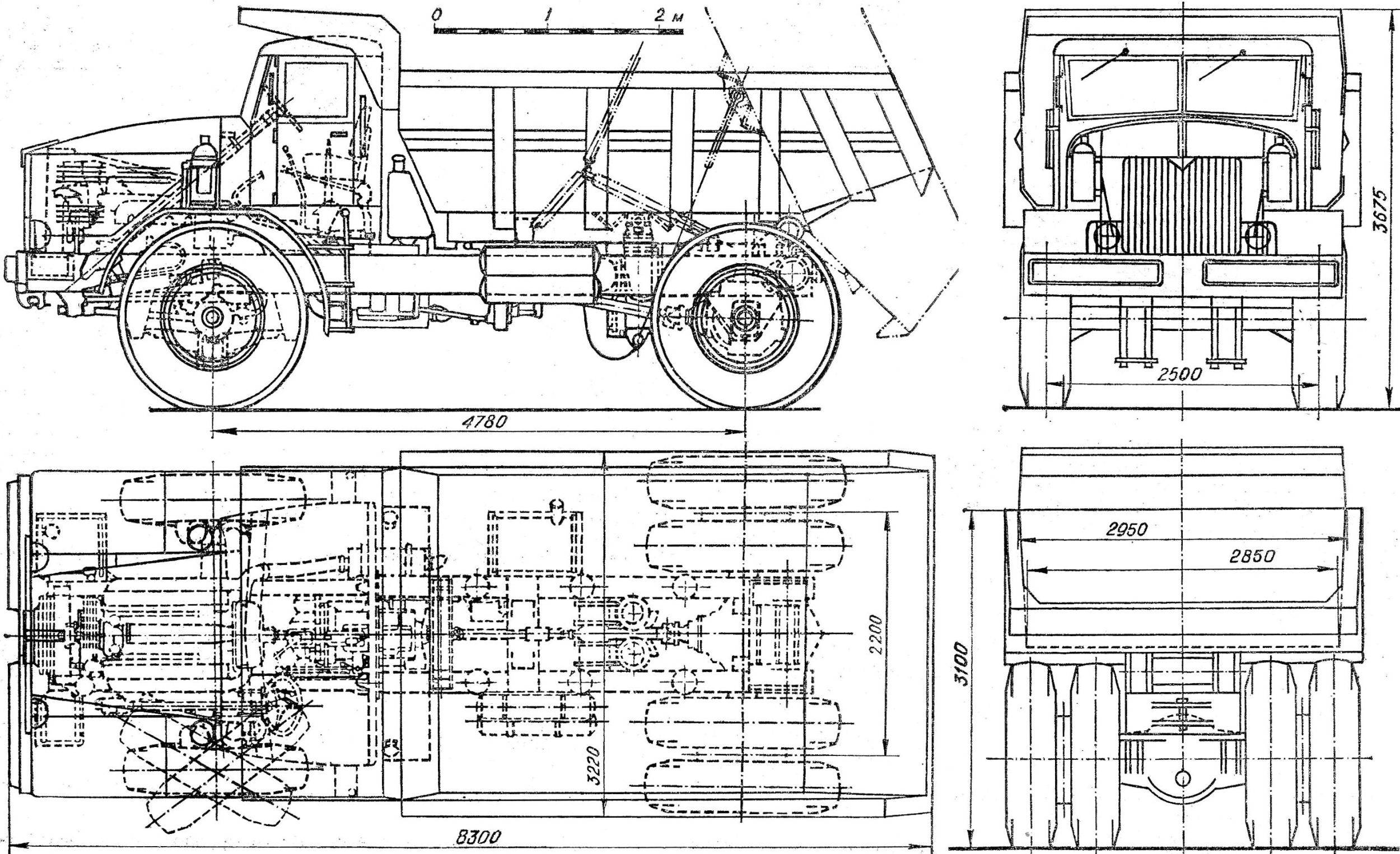 Схема МАЗ-525 - Stone Forest