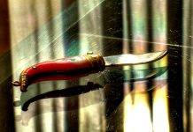 Нож наваха – клык кабана Нож наваха - Stone Forest