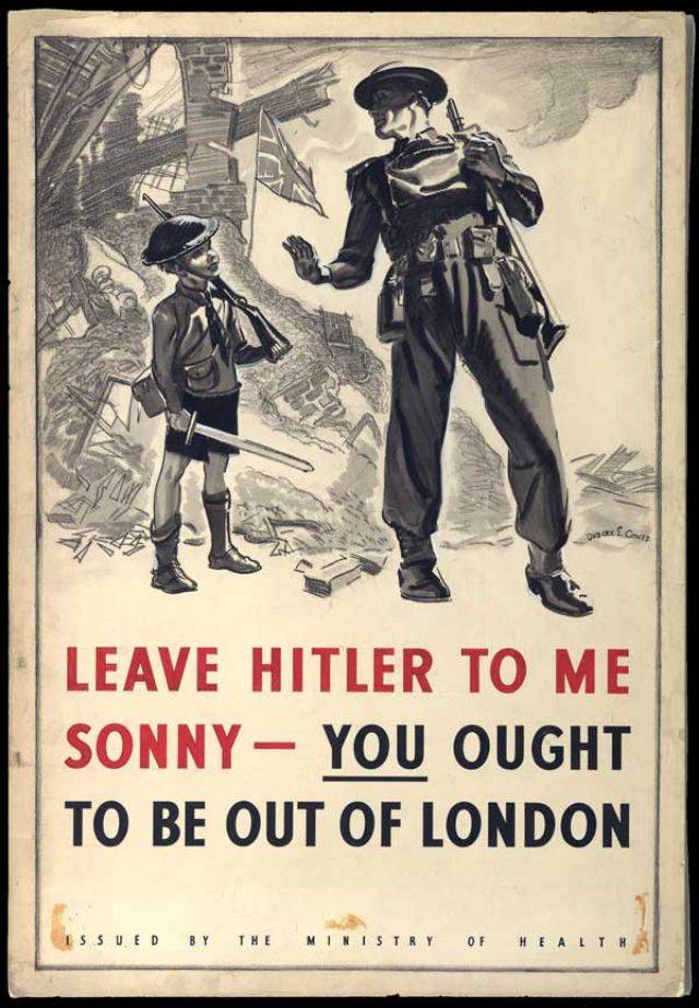 Английские плакаты Второй мировой войны - Stone Forest