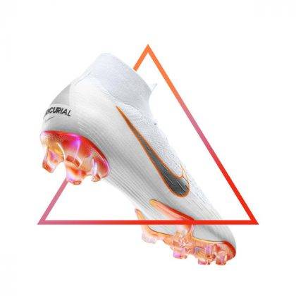 Белые бутсы Nike Mercurial Superfly 360 - Stone Forest