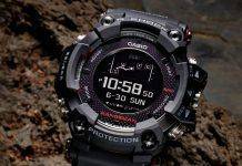Первые в мире часы с GPS-навигацией, работающие на солнечной батарее G-SHOCK RANGEMAN GPR-B1000 - Stone Forest