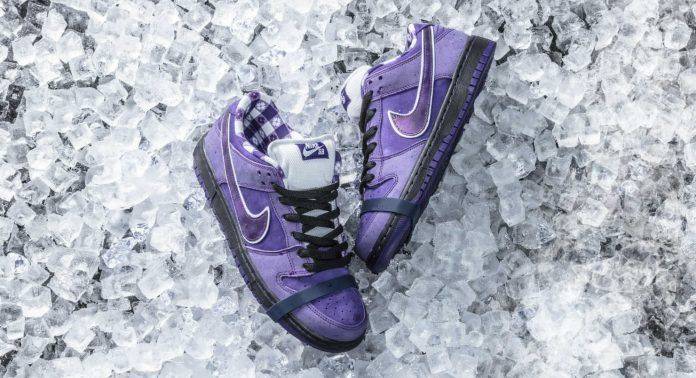 Кроссовки CONCEPTS × Nike SB Dunk Purple Lobster