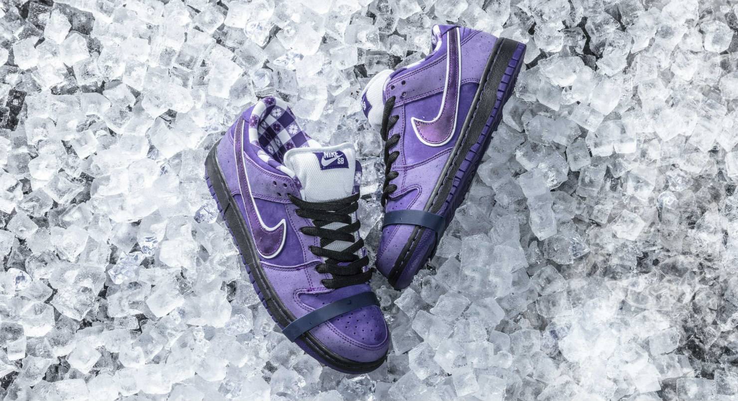 CONCEPTS × Nike SB Dunk - релиз новых кроссовок Purple Lobster, модель 2018года и коллаборация