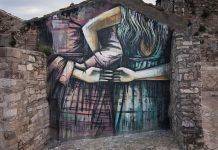 Новая жизнь заброшенной деревни от CVT CVT graffiti Civitacampomarano - Каменный Лес Stone Forest