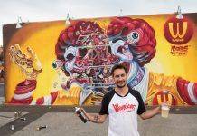 Отвратительно восхитительное анатомическое граффити Nychos Nychos - Stone Forest