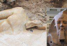 Обнаружение статуи фараона Рамзеса II Статуя фараона Рамзеса II - Каменный лес Stone Forest