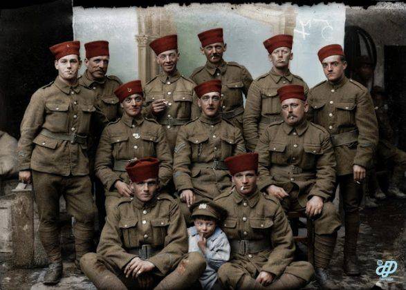 Британские солдаты Первая мировая война - Каменный лес Stone Forest