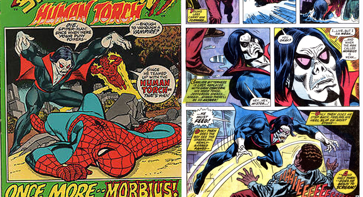 Морбиус в Marvel Team-Up # 3 - Каменный лес Stone Forest