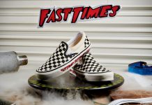 Vans Fast Times Vans Checkerboard Slip-On - Каменный лес Stone Forest