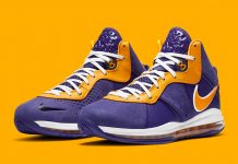 Побеждай вместе с LeBron VIII QS Lakers LeBron VIII QS Lakers - Каменный лес Stone Forest