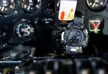 Casio представляет коллаборацию G-SHOCK GRAVITYMASTER с королевскими военновоздушными силами — часы с защитной карбоновой структурой Royal Air Force x G-SHOCK GRAVITYMASTER - Каменный лес Stone Forest