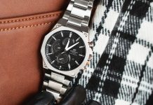 Casio представляет новый дизайн флагмана EDIFICE Casio EDIFICE EQB-1100DC-1AER - Каменный лес Stone Forest