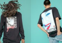 Состоялся запуск коллаборации GUESS ORIGINALS И PLEASURES Guess Originals Pleasures - Каменный лес Stone Forest