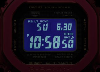 G-SHOCK представляет пополнение в линейке GMW-B5000 — часы в элегантном корпусе из нержавеющей стали глубокого бордового цвета Casio G-SHOCK GMW-B5000 - Каменный лес Stone Forest