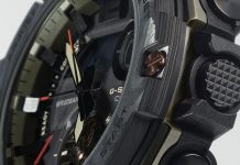 Новый дизайн ударопрочных G-SHOCK с фронтальной кнопкой Casio G-Shock GST-B300 - Каменный лес Stone Forest