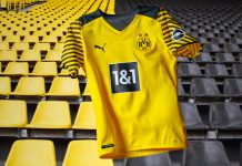 Переиздание истории: PUMA и “Боруссия” Дортмунд представляют новую домашнюю форму на сезон 21/22 Форма Боруссии Дортмунд 2021-2022 - Каменный лес Stone Forest