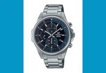 Casio EFR-S572D-1AVUEF — изящный хронограф из коллекции EDIFICE Slim Design Casio EFR-S572D-1AVUEF - Каменный лес Stone Forest