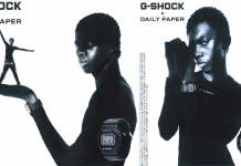 Дебютная коллаборация G-SHOCK x DAILY PAPER G-SHOCK x DAILY PAPER