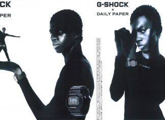 Дебютная коллаборация G-SHOCK x DAILY PAPER G-SHOCK x DAILY PAPER