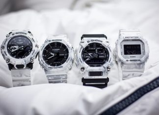 Casio G-SHOCK представил коллекцию часов «Grunge Snow Camouflage» Casio G-SHOCK Grunge Snow Camouflage