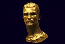 Бриллиантовые игрушки Криштиану Роналду Памятник Криштиану Роналду