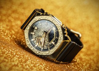 Casio выпустила модель часов G-SHOCK, которые вдохновлены поверхностью обратной стороны Луны Casio G-SHOCK GM-2100MG-1A THE MOON