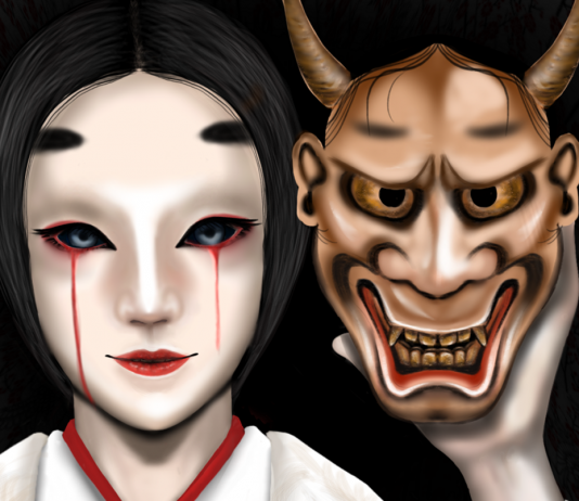 Воплощение японской культуры через богов Эбису и Хання Маска Хання