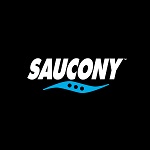 черно-бело-синий логотип Saucony