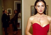 Обворожительная Моника Беллуччи в красных нарядах Моника в красном